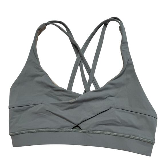 lululemon athletica Other - LULULEMON Wrap Energy Bra in Misty Moss Green Size 4 Womens Luxtreme #W2AYCS